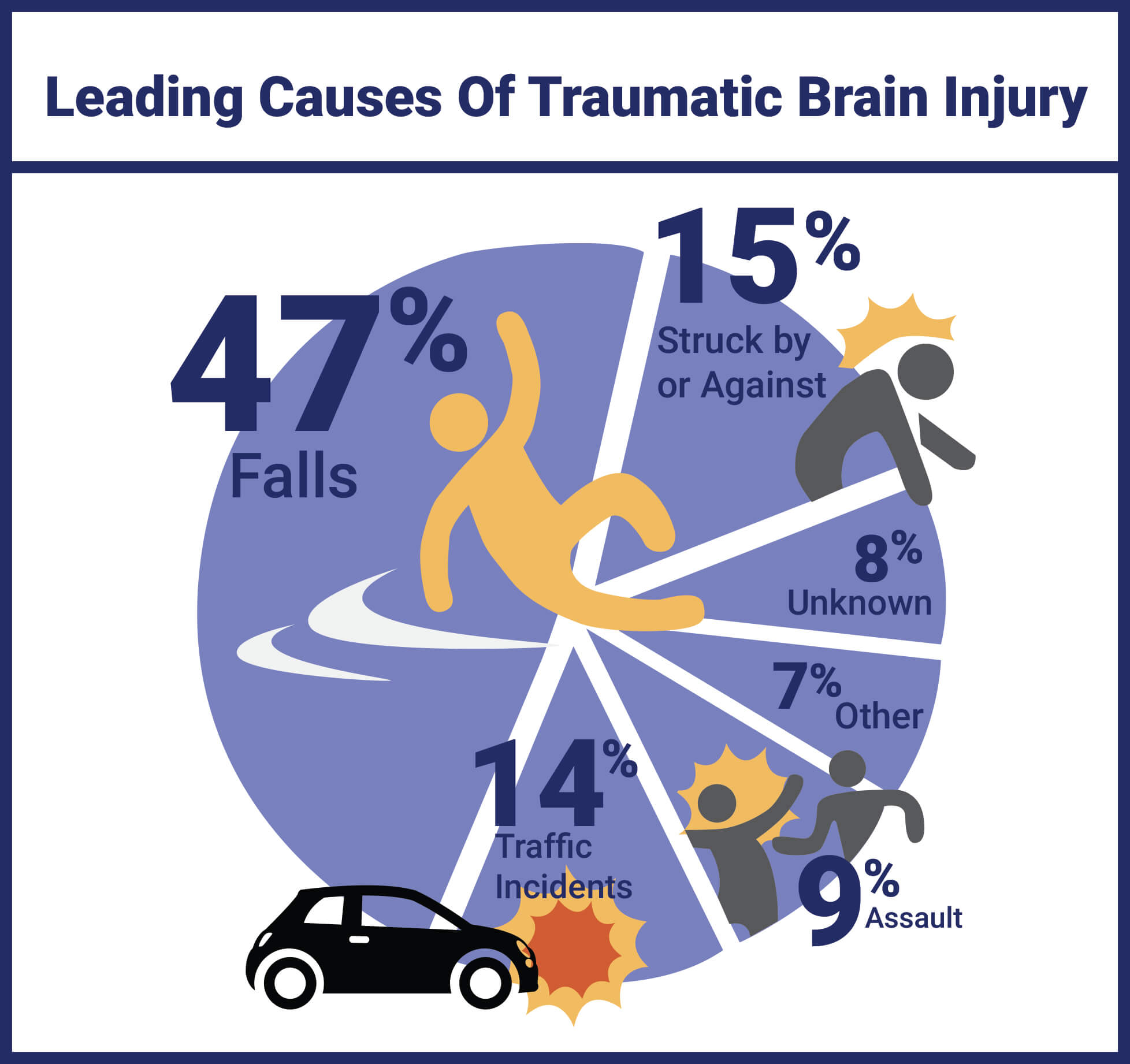 Leading Causes of Traumatic Brain Injury Evaluation